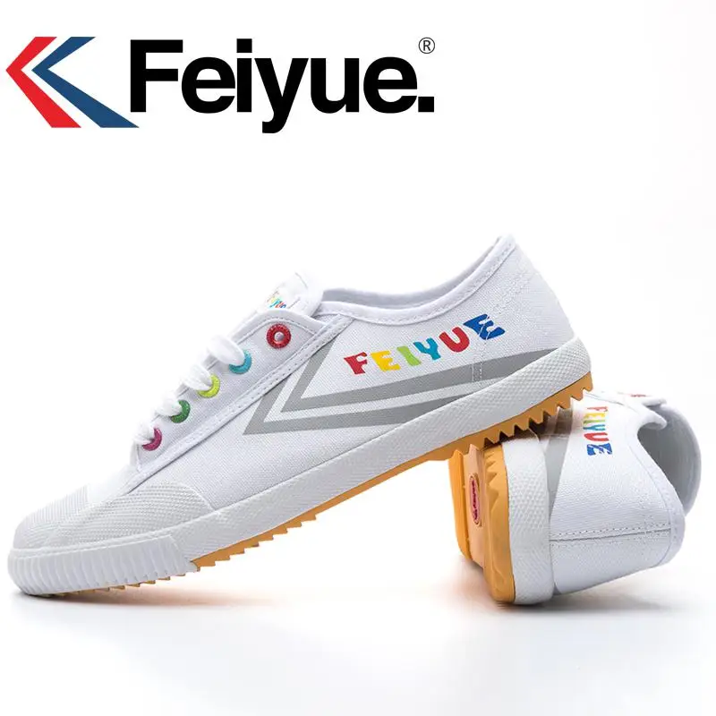 Feiyue обувь французские Оригинальные кроссовки боевые искусства тайчи тхэквондо ушу классические белые черные кунг-фу женские мужские белые туфли - Цвет: 10311