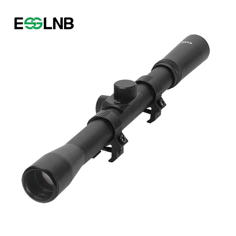 4X20 Riflescope Tactical Air Rifle Optic Spotting Scopes Sighting Telescope Mounting Mounts Hunting Sniper Scope