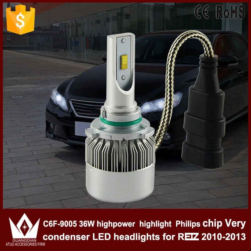 

Cheetah car led light To yota for Reiz 2010-2013accessoriesHigh BEAM C6F 9005 36W DC 12V/24V 3800LM 6000k high power highlight
