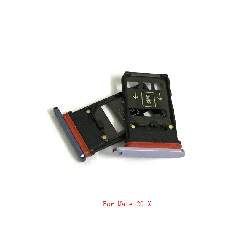 Лоток со слотом для сим-карты держатель для huawei mate 20 Lite 20 Pro 20 X Sim разъем адаптер запасные части