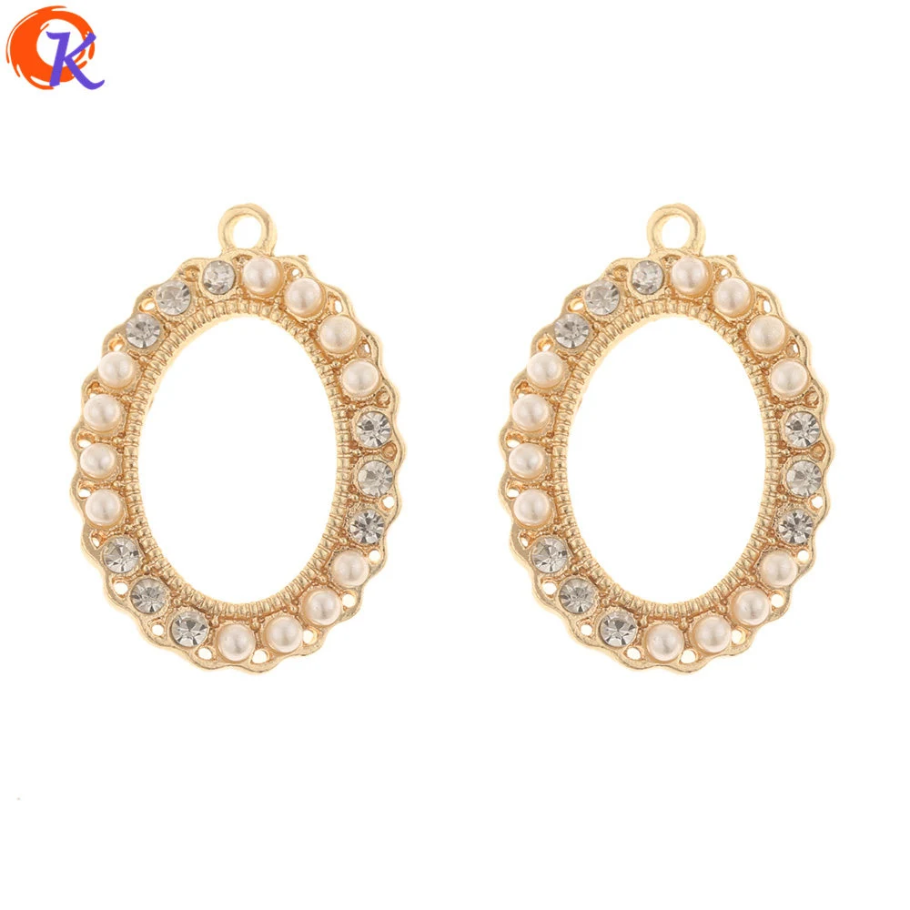 

Cordial Design 50Pcs 23*32MM Jewelry Accessories/DIY Making/Earrings Parts/Imitation Pearl Pendant/Hand Made/Earring Findings
