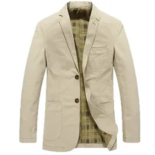 Хаки и черный цвет мужской повседневный костюм блейзеры пальто плюс размер M-4XL Блейзер Мужчины 138