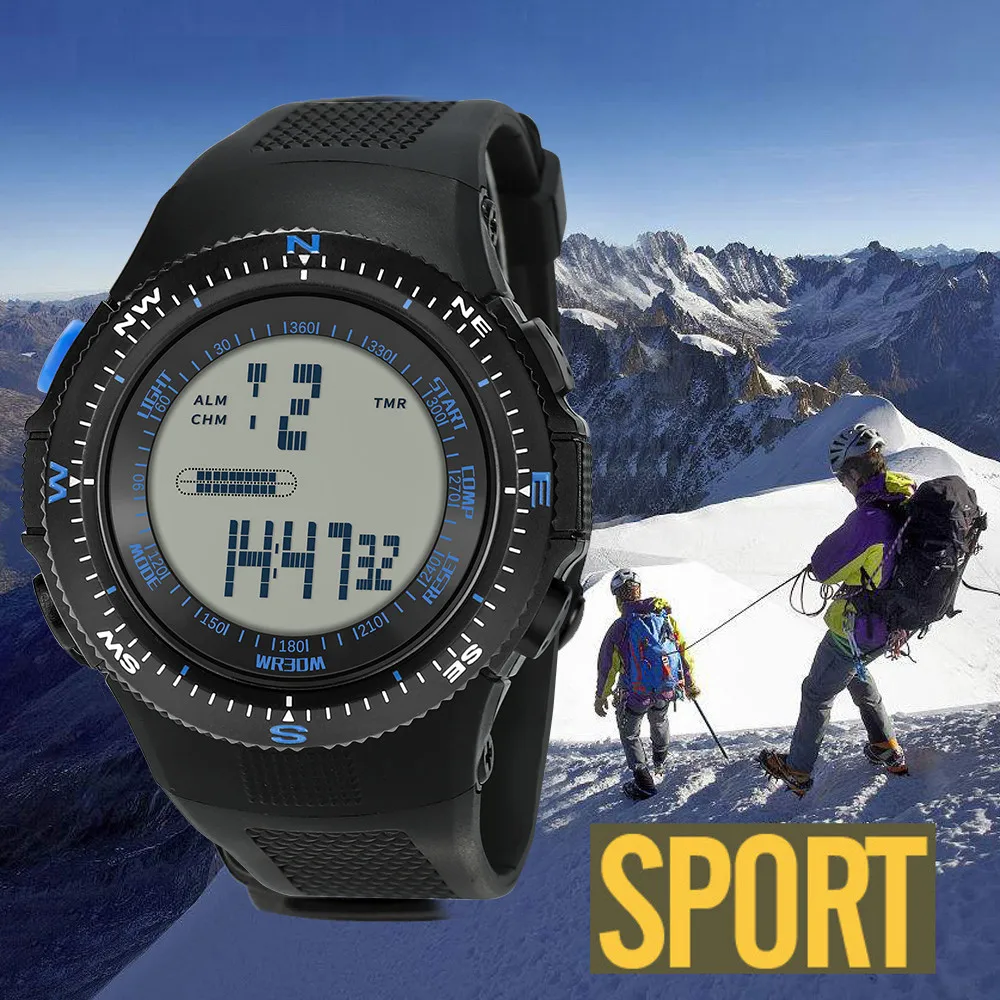 

Sports Watch Luxury Men Digital Military Sport LED Waterproof Wrist Watch Relogio Masculino For Gifts