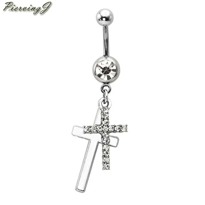 Piercingj Мода пирсинг ювелирные изделия из жемчуга 5 шт./компл. различный стиль кольцо пупка, 14G Нержавеющая сталь пупка бар с подарочной коробкой