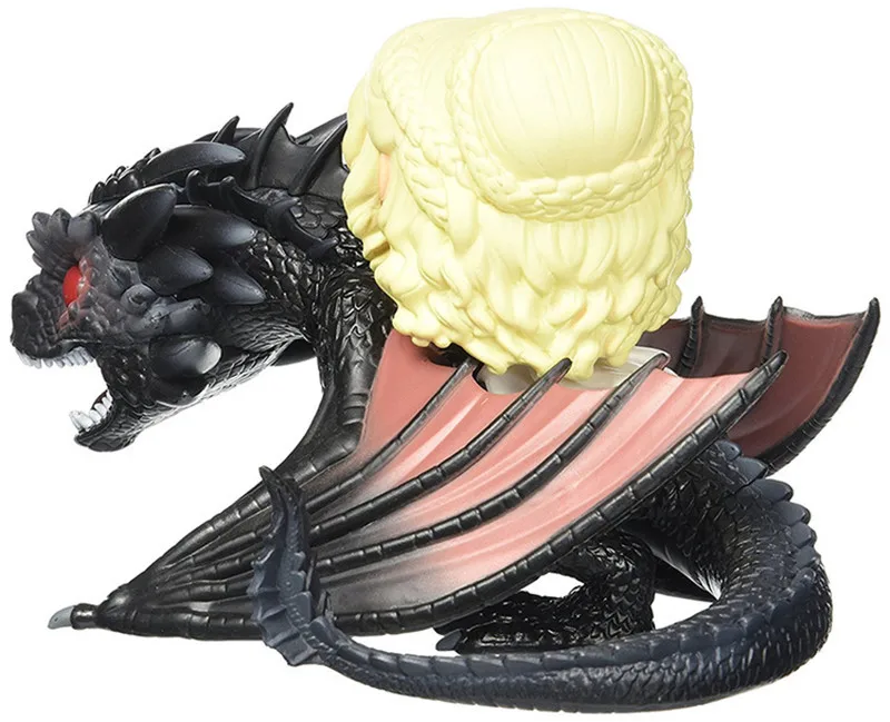 Игра Престолов Дейенерис езда Дракон фигурку игрушки Moive Figuras куклы подарок 21x12