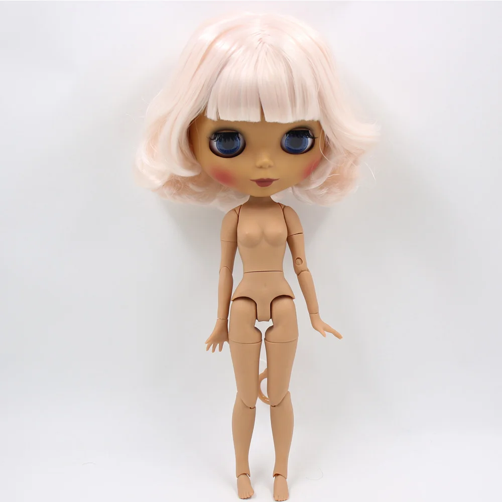 ICY Nude Blyth изготовленная на заказ кукла № BL2352/136 бледно-розовые волосы 1/6 bjd, pullip, licca, jerryberry - Цвет: C nude doll