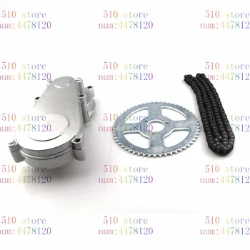 

47cc 49cc pocket bike liya front gearbox transmission gear box mini moto atv with t8f chain and Chain plate 2 stroke engine part