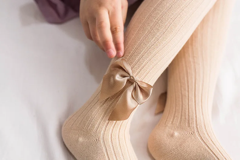 Novo Algodão Puro Grande pp Bebê Bottom Pantyhose Cor Pura Respirável Absorver Suor Bowknot Decoração Bonito Collants 3psc - Lot 9 bebê bottom pantyhose cor pura respirável absorver