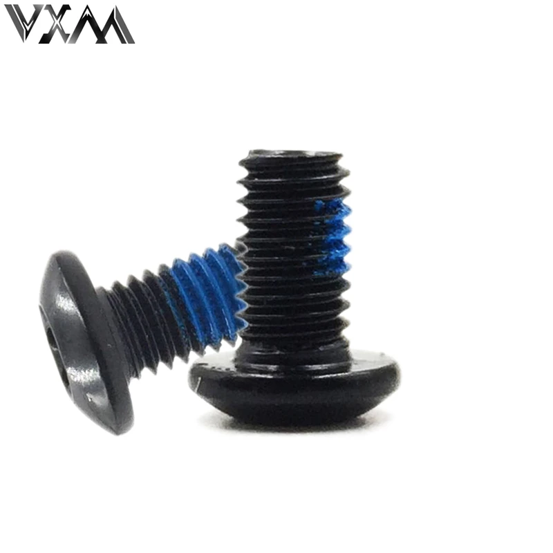 

VXM 6pcs Bicycle Brake Rotor Bolts Mtb Cycling M5*0.8P Screws Stainless Steel T25 Cycle Bicycle Brake Disc Bolts Screw