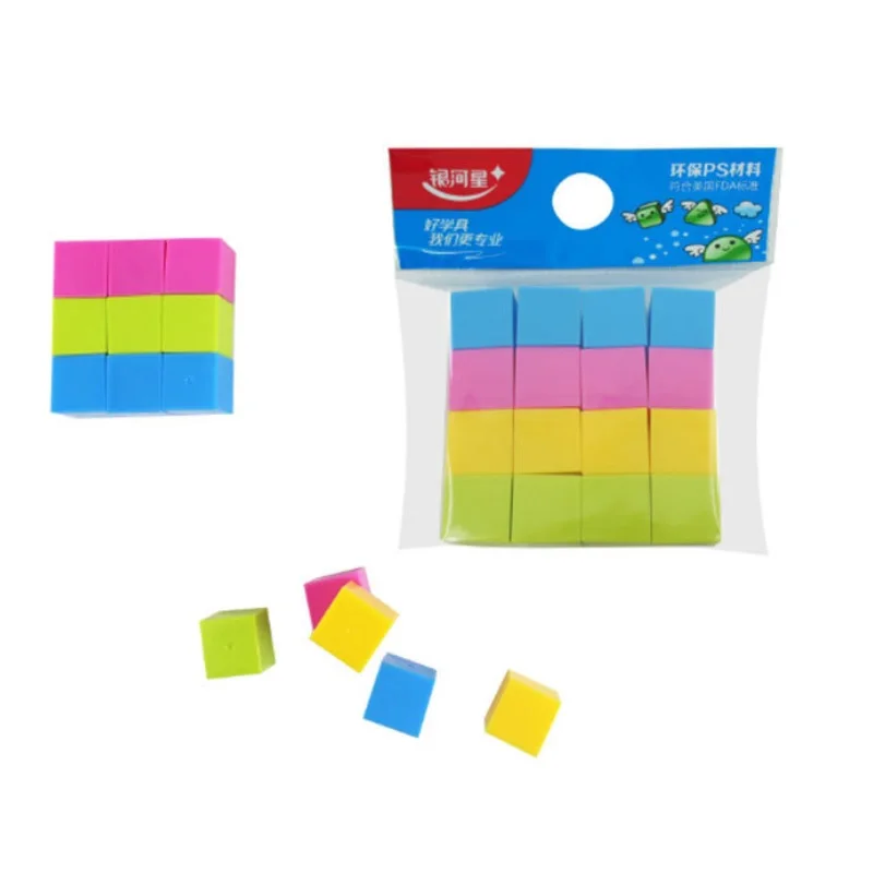 

16 pcs 2cm Cubic Math toys Children Mathematics Educational Block Counting Teaching Aid kids geometry Shape Color Montessori toy