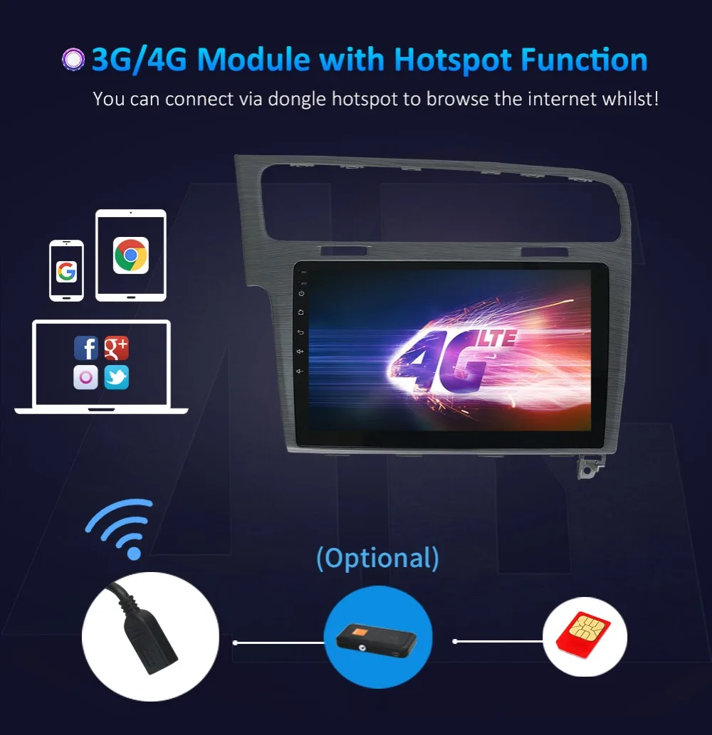 Clearance Bosion 2 din For Volkswagen golf 7 2013 Android 9 Autoradio Car Multimedia Player GPS Navigation Head Unit with wifi BT RDS USB 14
