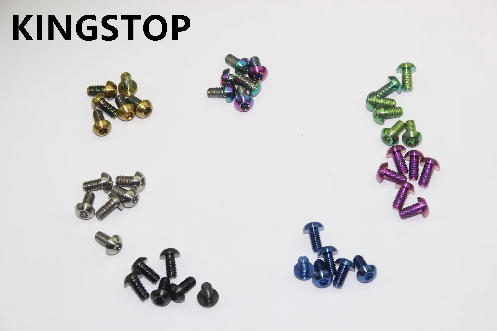 

bicycle rotor titanium bolts M5*10 disc rotor titanium screws 7 color option