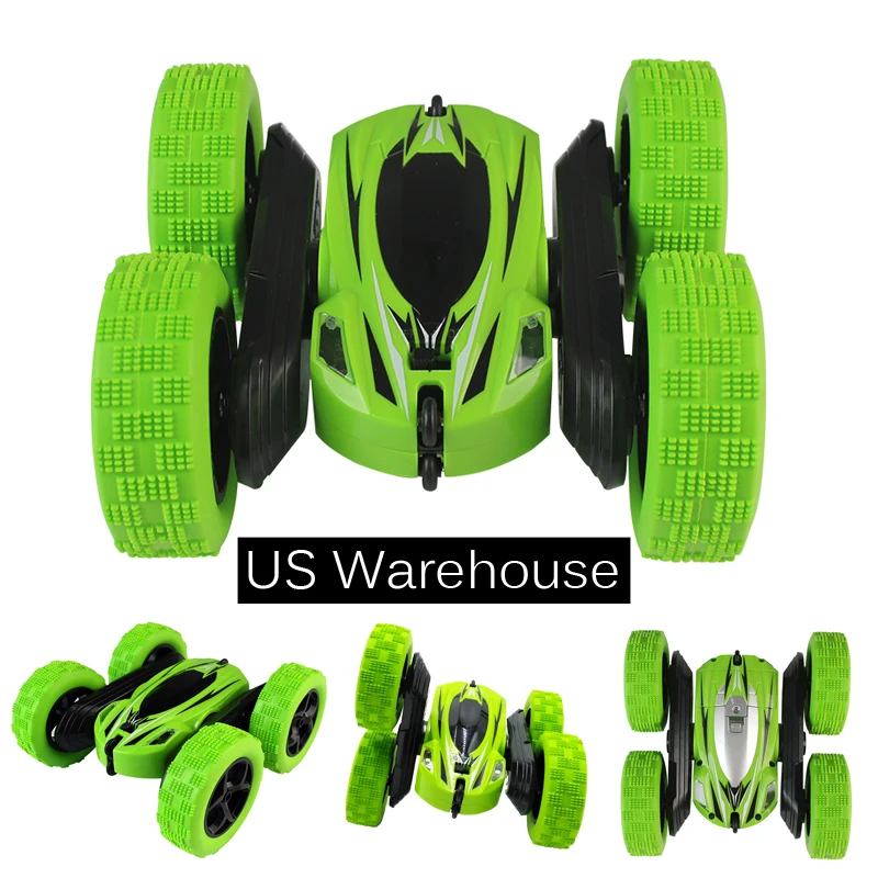 

1:24 Stunt LED Lights RC Crawler Car Two-sided Body Design High Speed Vehicle 2.4Ghz Electric Car Toys Christmas Gifts for Boys