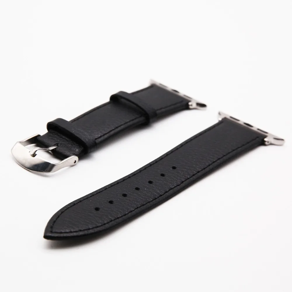BUMVOR Hot Sell Leather Watchband for Apple Watch Band Series 4 3/2/1 Sport Bracelet 42/44 mm 38/40mm Strap For iwatch 4 Band