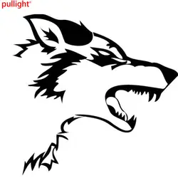 Агрессивный волк виниловые наклейки/наклейки окна-ноутбуки наклейки звери
