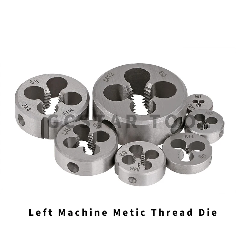 

10pcs Thread Left Die Metric M2 M3 M4 M5 M6 M7 M8 M10 Mini Threading Screw Machine Die Left Hand Tools for Metalworking