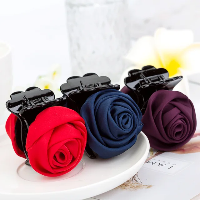 Hair Clip Rose Hair Claws Clips Hair Accessories For Women 1