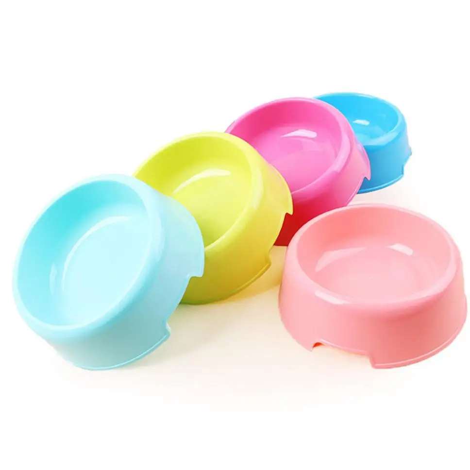 Buy pet bowl Cat Puppy Plastic Food Feeding Water