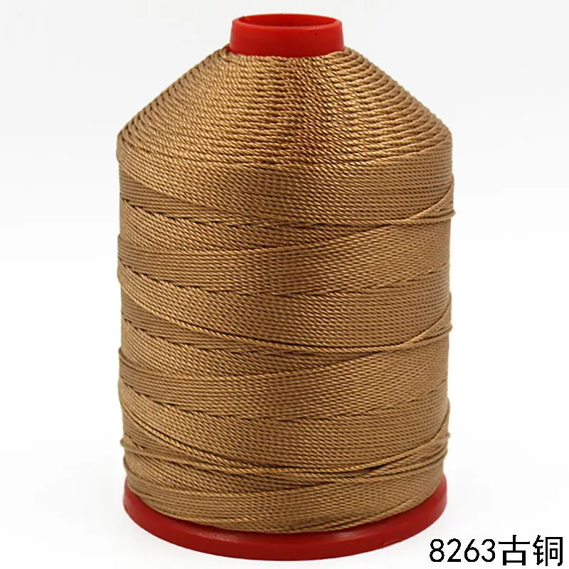 Aoyi производитель продает 30 акций высокопрочные швейные машины, толстая нить кожа, ручная тканая нить, 1,5 мм нейлоновая нить - Цвет: 8263