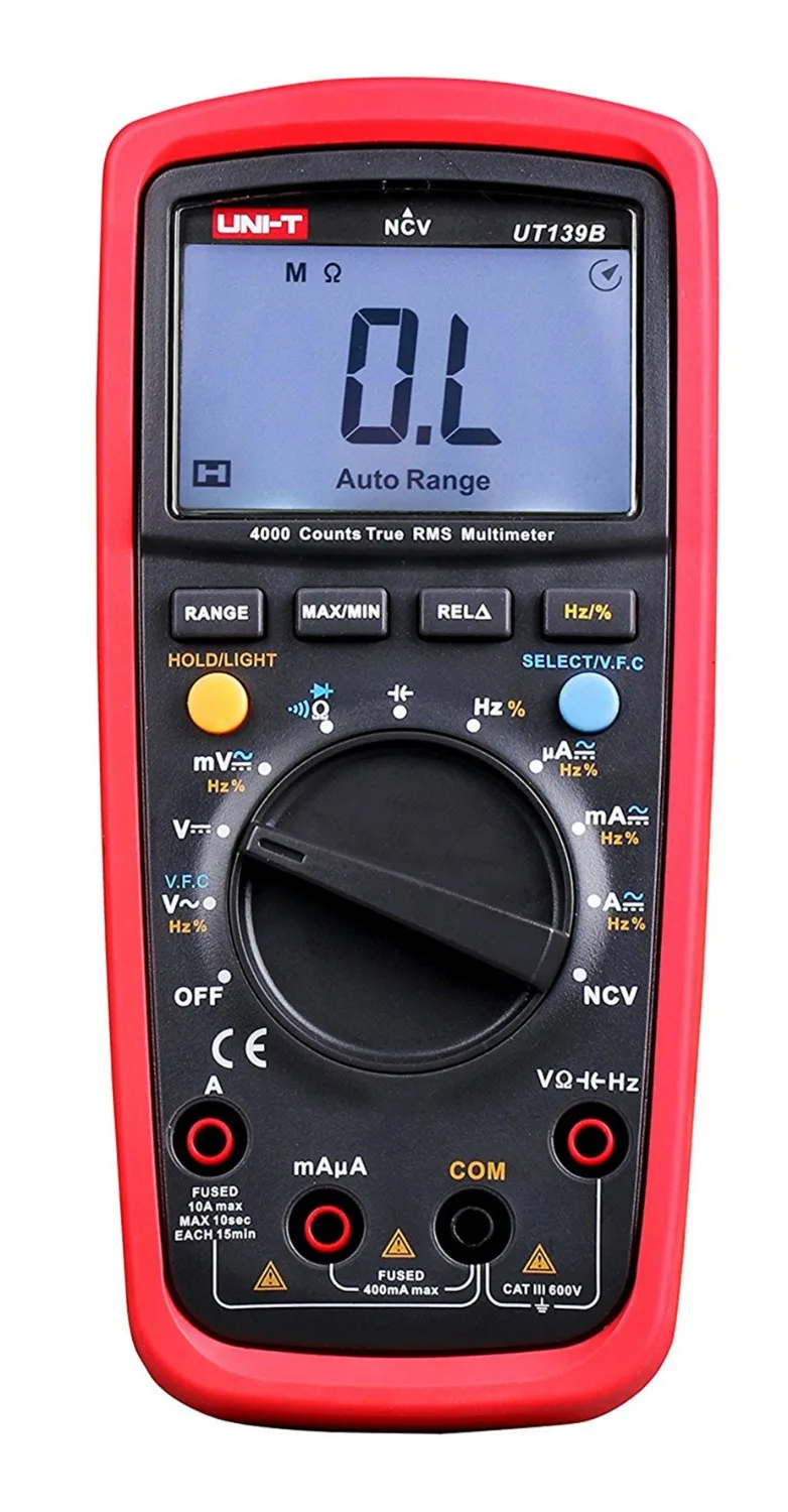 

UNI-T UT139B True RMS multimeter digital with capacitance Frequency Resistance
