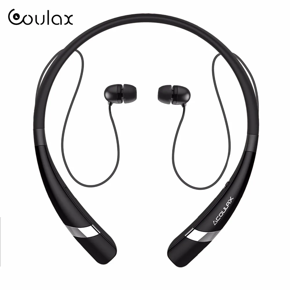 COULAX CX04 Wireless Bluetooth Earphone Headphones with Microphone Sport Stereo V4.1 Bluetooth Headset for iPhone Android Phone