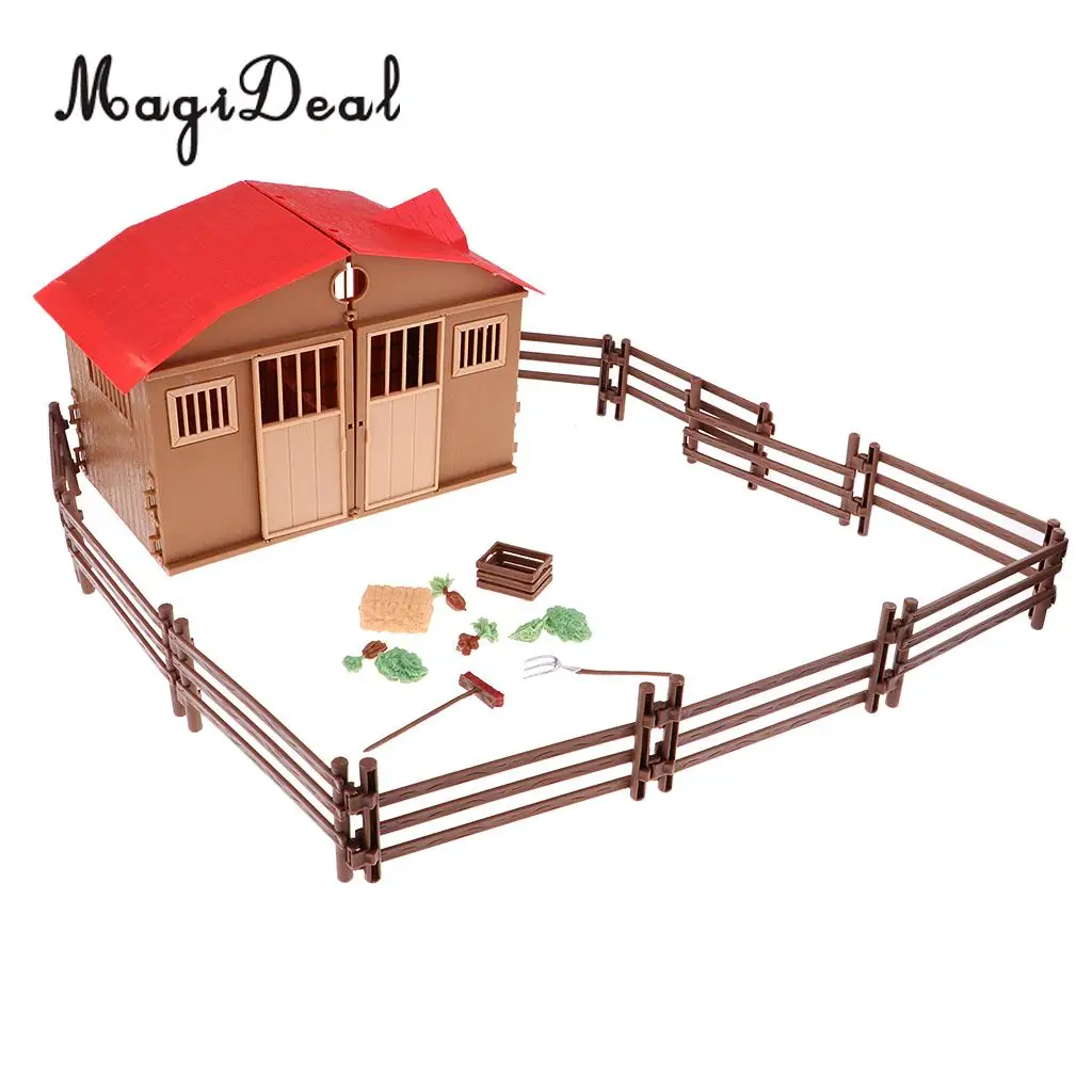 Моделирование игровой модели фермерский дом модель детский игровой дом игрушка птица животное Модель Набор декораций