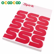 100 страниц ZY003 переводная бумага для тату 100 страниц Загружено-белый+ зеленый