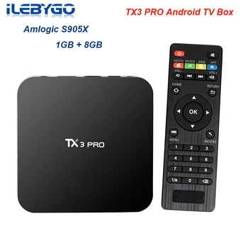 

iLebygo TX3 PRO Android 7.1 TV Box Amlogic S905X quad core Smart TV BOX 4K Wifi BOX Smart Media Player 1GB/8GB set-top box