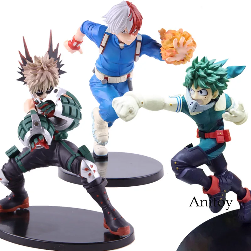 Аниме Фигурка Boku No Hero Academy My Hero Academy Katsuki Bakugo izku Middria Shoto Todorki Коллекционная модель игрушки