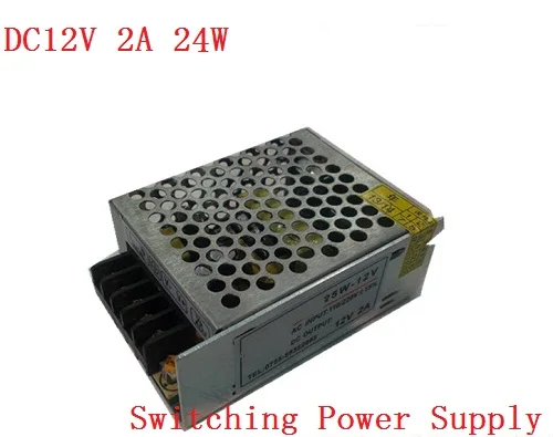 

DC 12V 2A 24W Regulated Switching Power Supply Swich Driver Voltage Transformer for LED Strip Light Display 220V
