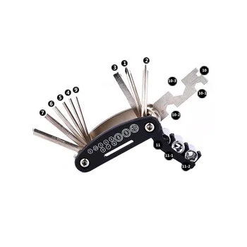 

15 in 1 Bike Bicycle Repair Tool Kit Set Hex Wrench + Screwdrivers + Nut Tools + Hex Key Bicycle Repairing Hand Bicicleta Tools