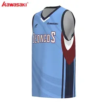 Kawasaki настраиваемая фара синяя детская баскетбольная Футболка Топ жилет для тренировок мужские и женские быстросохнущие тренировочные спортивные шорты XS-5Xl Размер