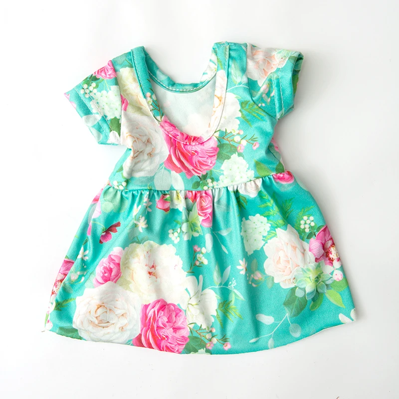 

Born New Baby Fit 18 inch 40-43cm Doll Clothes Doll Red White Sunflower Cake Skirt Flamingo yarn suit accessories For Baby Gift