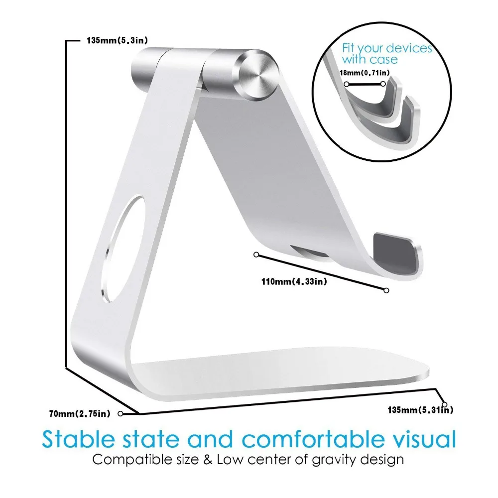  Tablet Stand Adjustable Lamicall Tablet Stand : Desktop Stand Holder Dock Compatible with Tablet Su