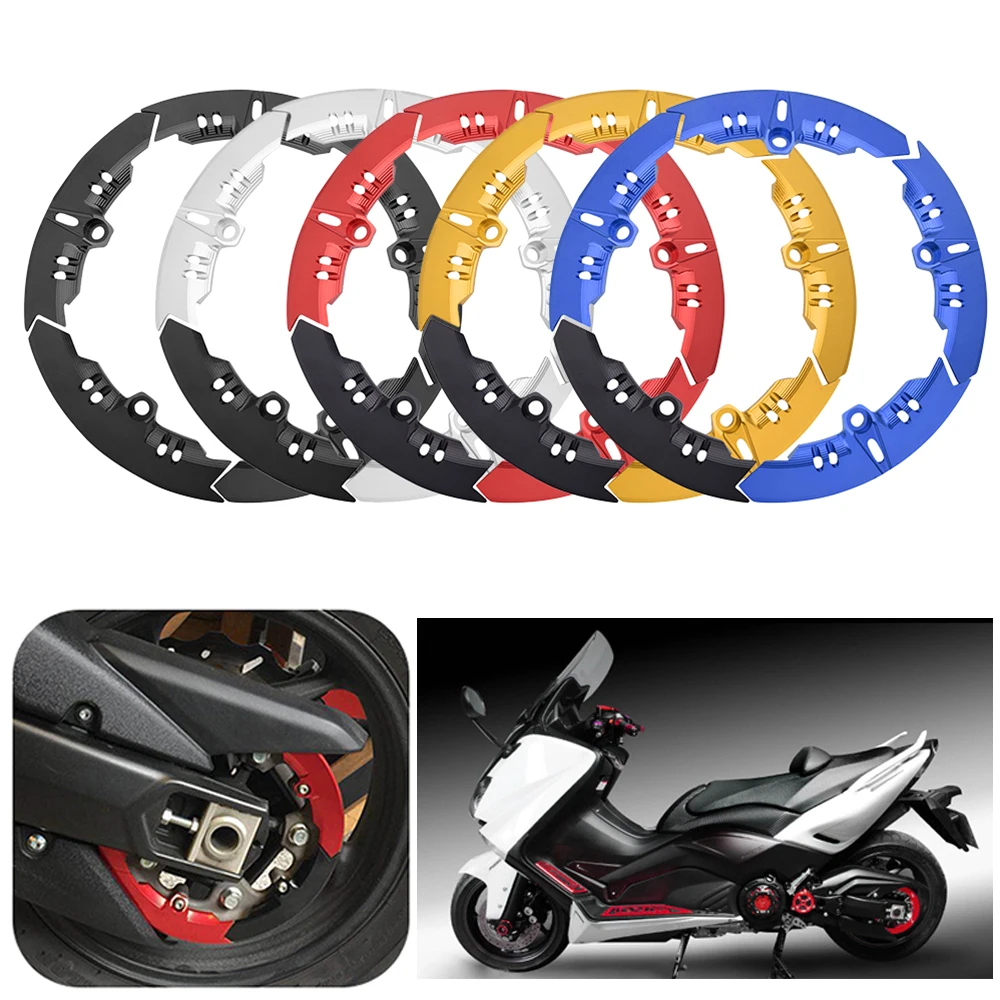 

For Yamaha T max 530 Tmax 530 SX DX 2017 2018 CNC Scooter Transmission Belt Pulley Cover Set Parts Motorcycle Accessories