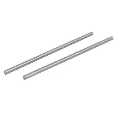 

7mm Dia 200mm Length HSS Round Shaft Rod Bar Lathe Tools Gray 2pcs