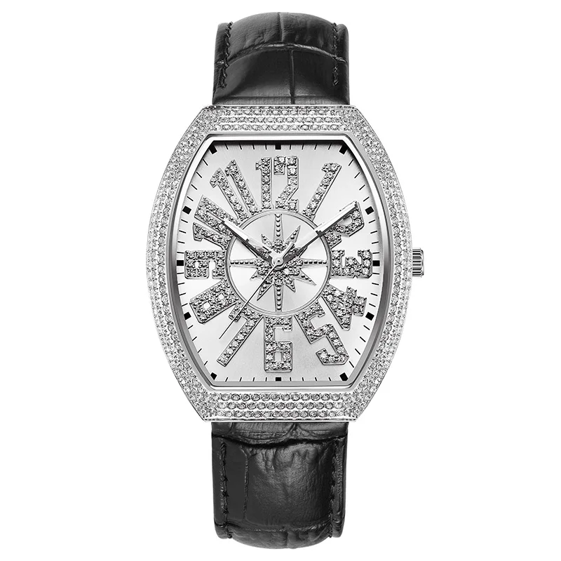 Vintage Ladies Watch Rose Gold Quartz Watch Woman Dress Watch Full Diamond Waterproof Female Table Brand Luxury Clock Large Dial Vintage Ladies Watch Rose Gold Quartz Watch Woman Dress Watch Full Diamond Waterproof Female Table Brand Luxury Clock Large Dial
