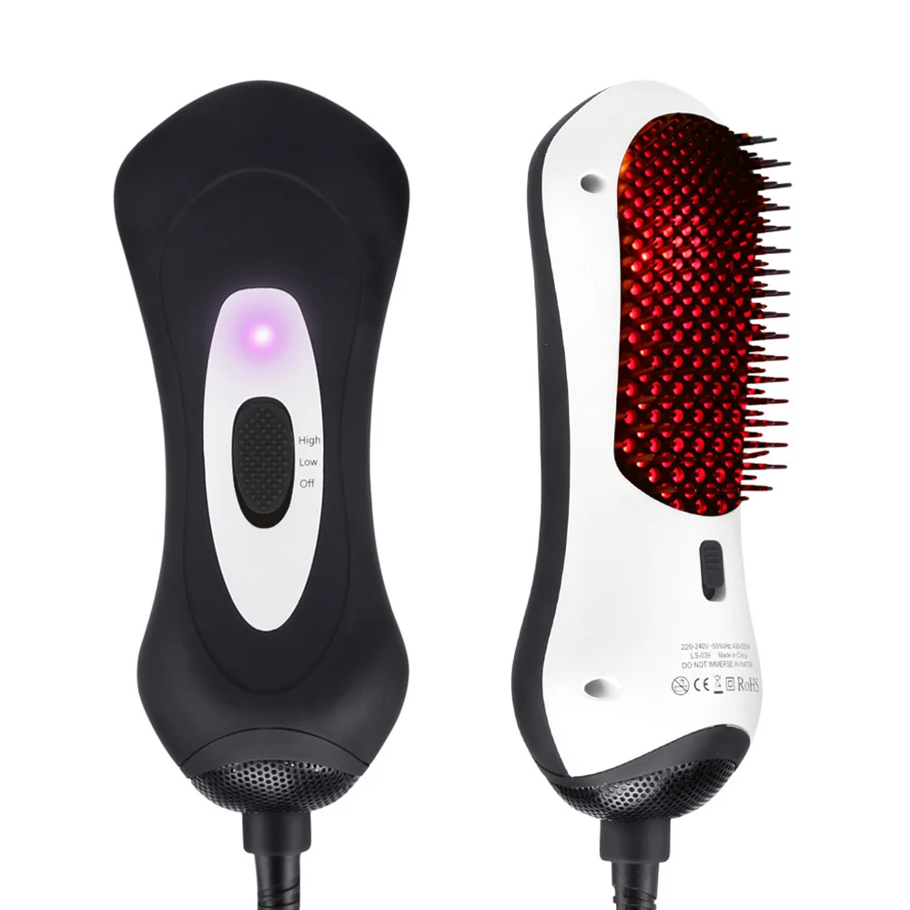 

Anion Function Infrared Hair Dryer and Brush 360 swift Straightener Pro Electric Curling Automatic hair straightening brush New
