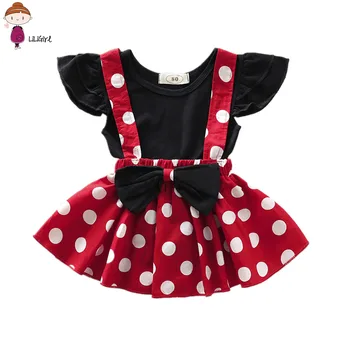 

Newborn Girls Clothes Set Costume Polka Dot Skirt Princess Girl Party Dress Summer Clothing Sets