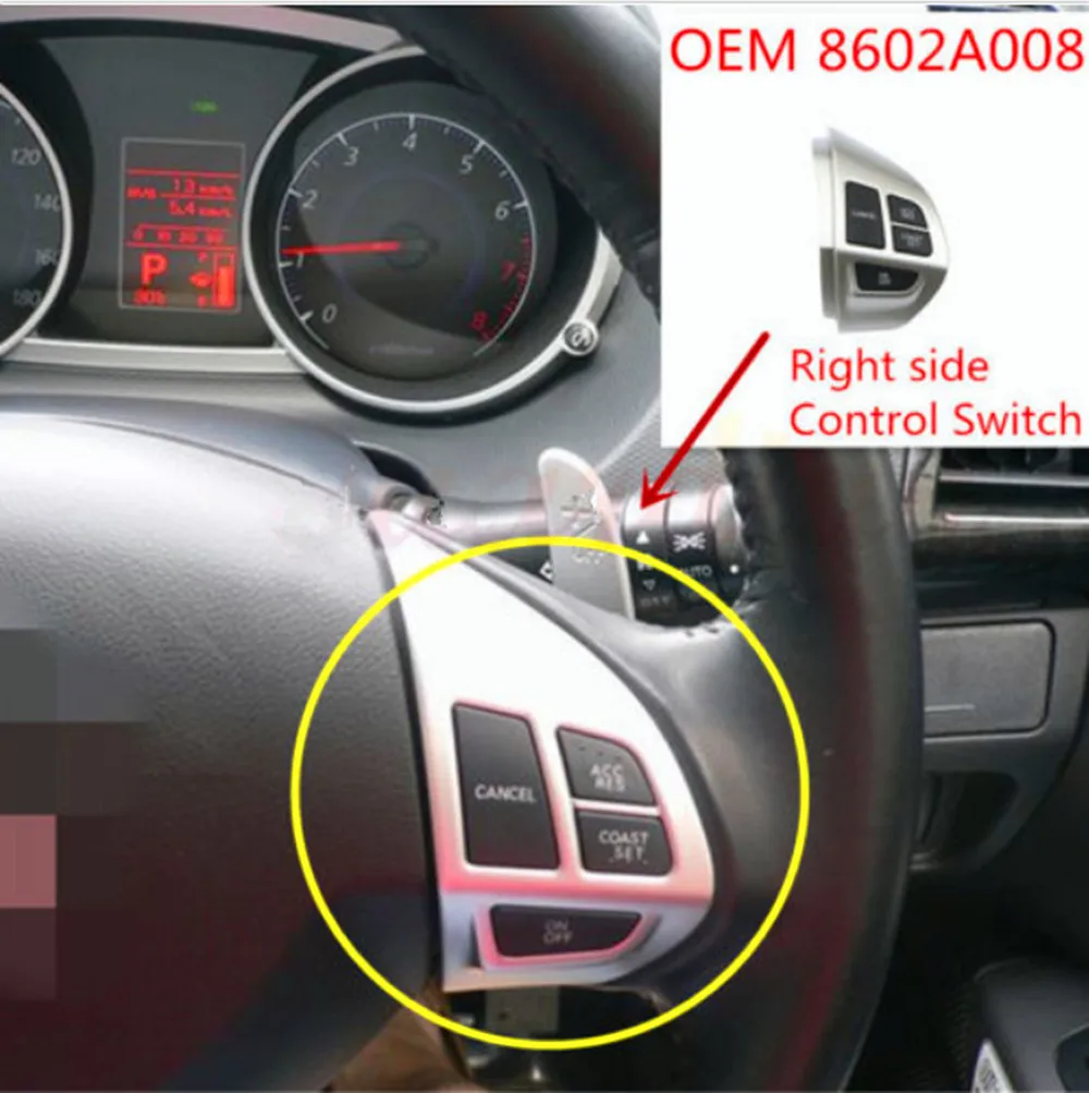 

Car styling buttons FOR Mitsubishi ASX Multi-function Car steering wheel control buttons