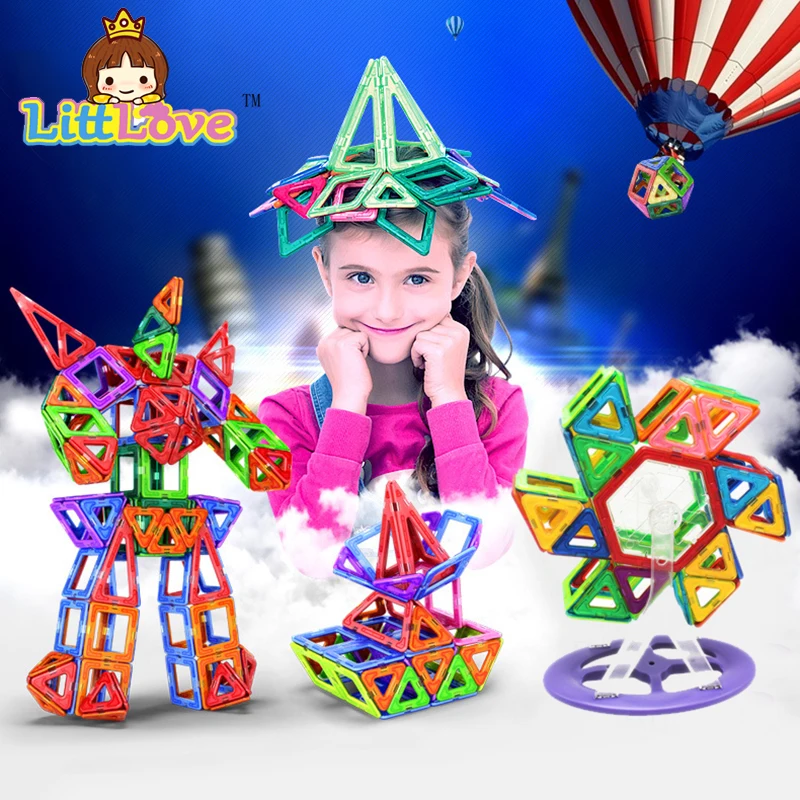 2017 Standard Size Magnetic Designer Toy Kids Educ...