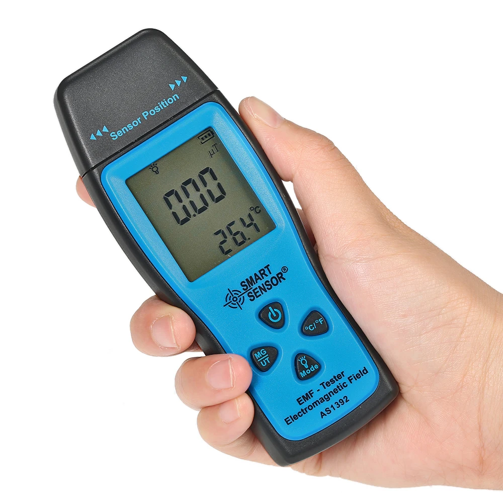 

Handheld Mini EMF Tester Electromagnetic Field Radiation Detector Digital LCD radiation dosimeter Meter Dosimeter Tester Counter