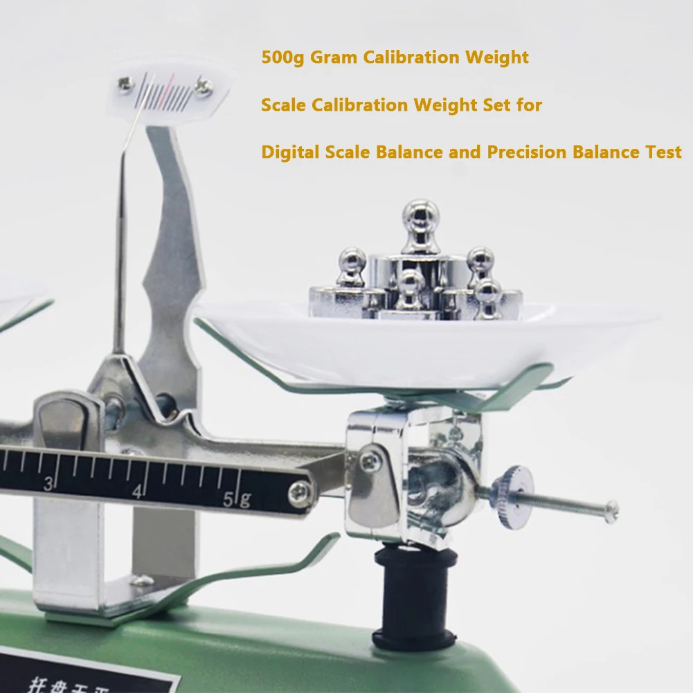 500 г грамм калибровки вес весы калибровки вес набор для цифровой весы баланс и точность баланс тест