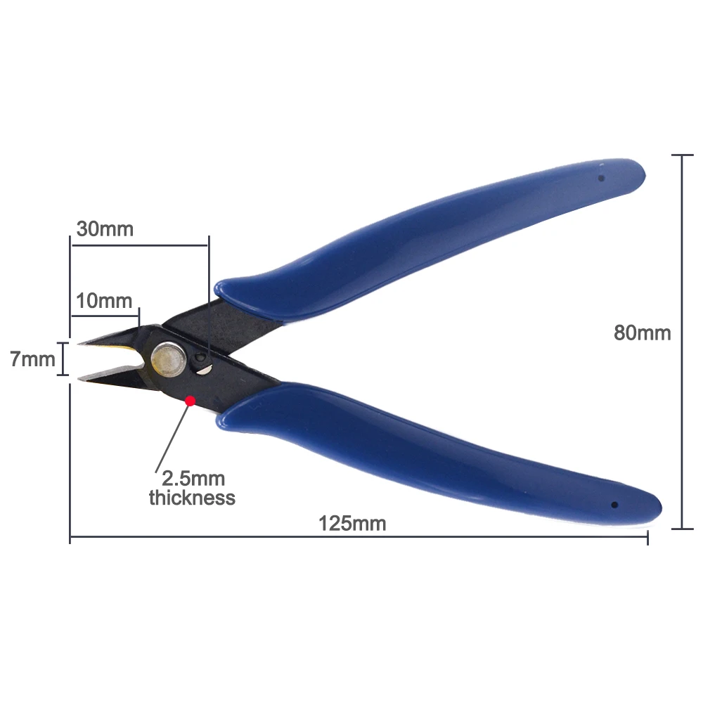 1 шт. 170 мини диагональные плоскогубцы кусачки для боковой Резки электронные провода кабель Резак ручные инструменты