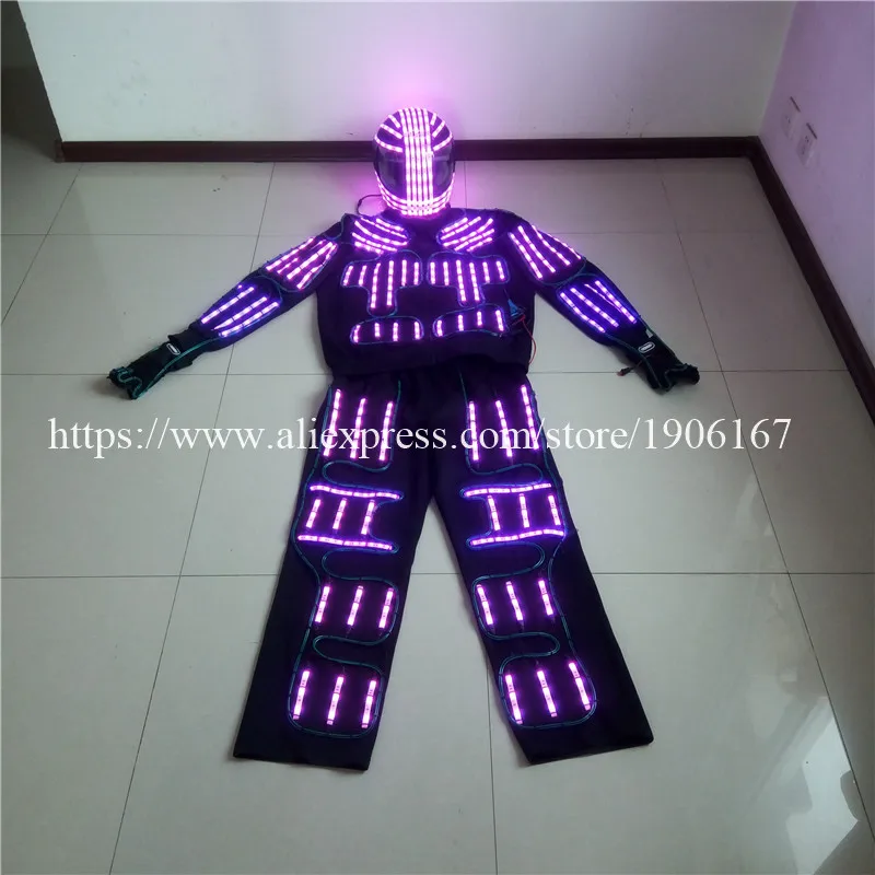 Free shipping LED Robot LED Costume David Guetta robot suit LED robot suit Robot clothes07
