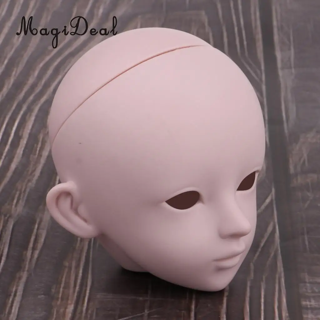 1/3 Scale BJD SD Head Sculpt Ball Jointed Dolls Head Model Body Parts DIY Custom for Night Lolita Dollfie DOD