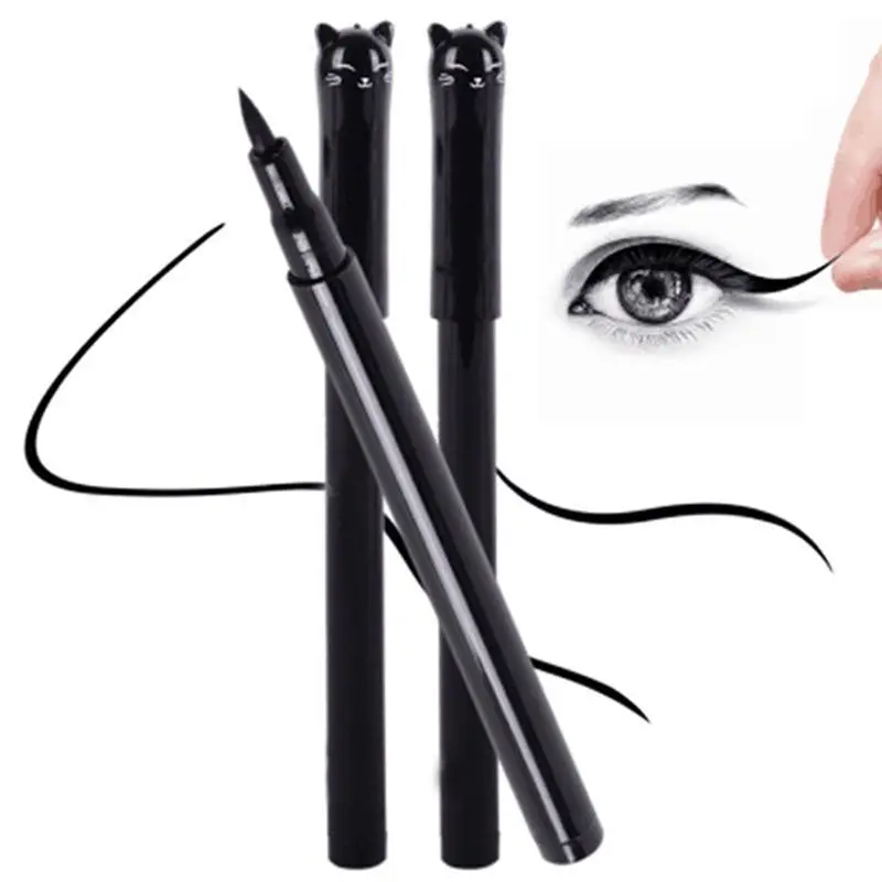 

1 pc Hot Sale Cat Style Black Waterproof Liquid Eyeliner Eye Liner Pen Cosmetic Tool Makeup Accessories