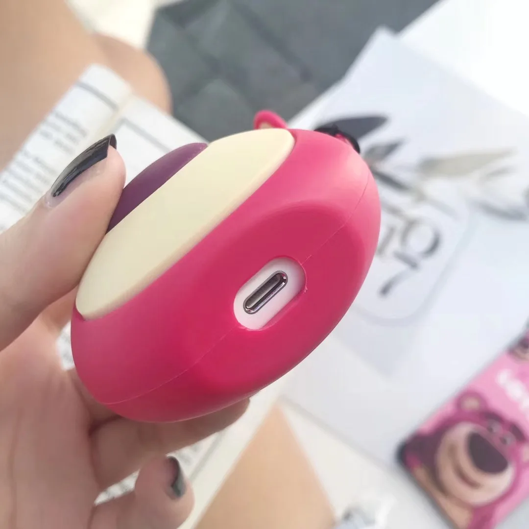 Cute Cartoon Bear Case for Airpods 1:1 Earphone Case Silicone TPU Protective Cover for Airpods Wireless Bluetooth Headphone Case Cute Cartoon Bear Case for Airpods 1:1 Earphone Case Silicone TPU Protective Cover for Airpods Wireless Bluetooth Headphone Case