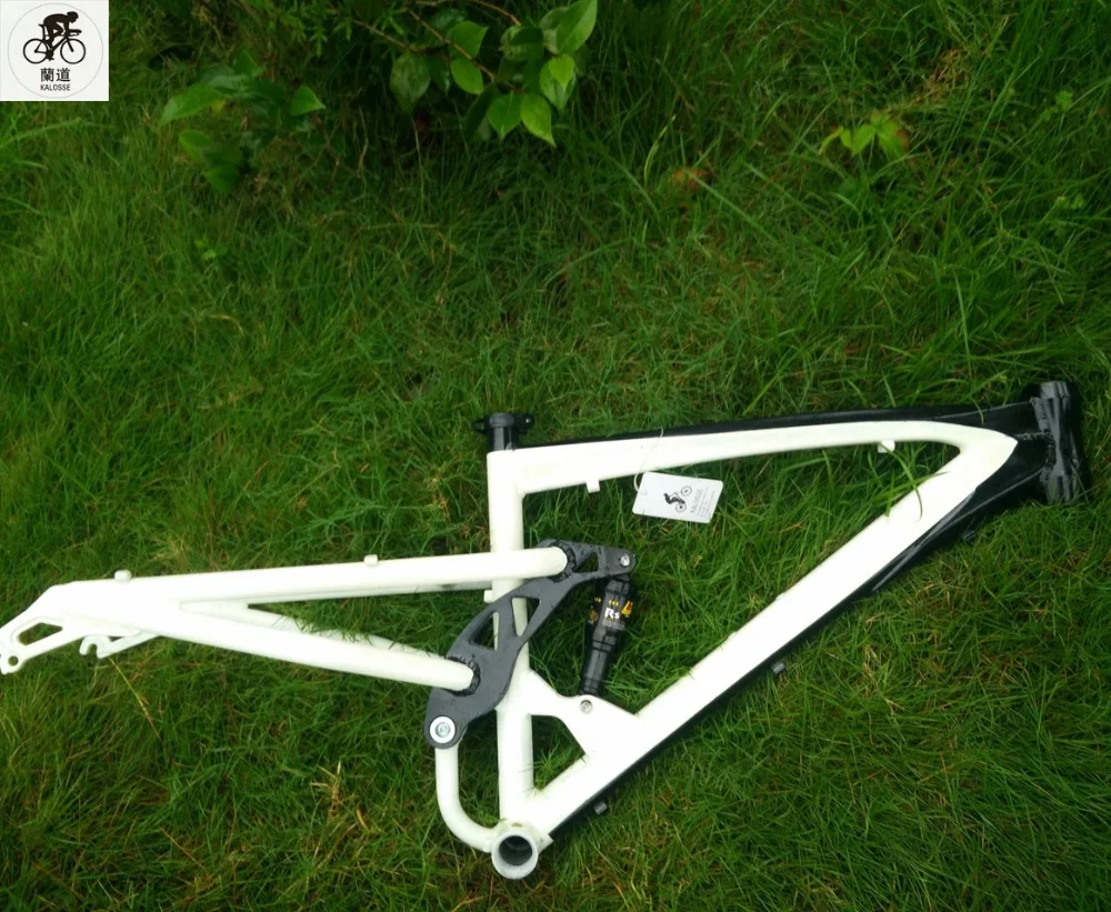 Top Kaloss Air suspension DH/AM  frame  Bike snow  26*4.0 inch  Fat/Snow  bike frame  Full suspension  DIY colors   26*17 inch , 37