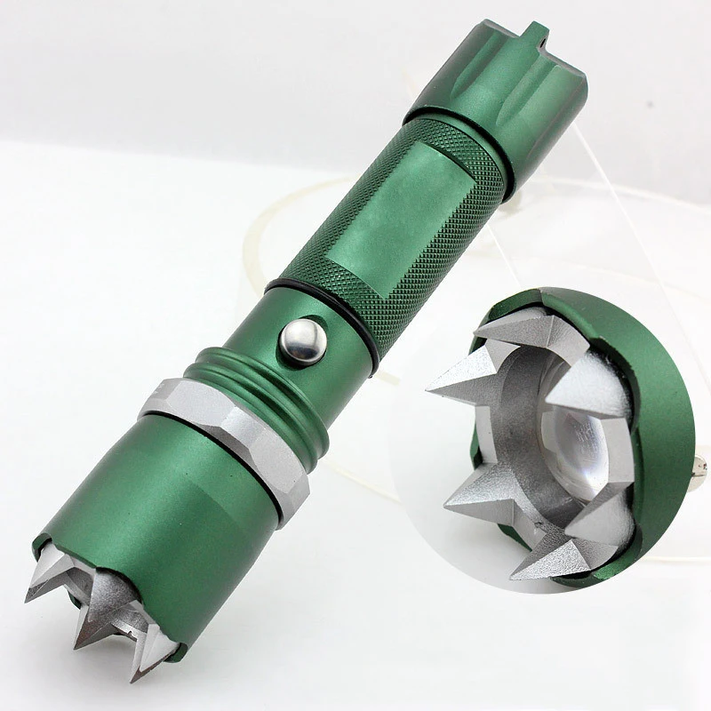 

Recharge Cree Q5 LED Flashlight Emergency Defensive Outdoor Lamp Portable Torch Self Defence Shock Resistant
